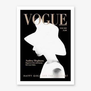 Audrey Vogue Art Print