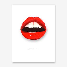 Just Kiss Me Art Print
