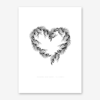 White Palms Art Print