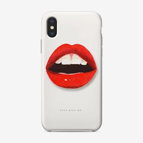 Just Kiss Me iPhone Case