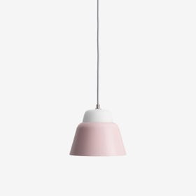 Modu S Pendant Light in Glass Pink Semi-Matte