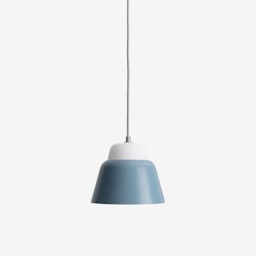 Modu S Pendant Light in Glass Deep Blue Semi-Matte