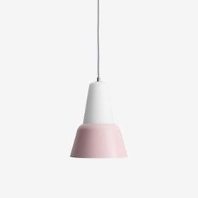 Modu L Pendant Light in Glass Pink Semi-Matte