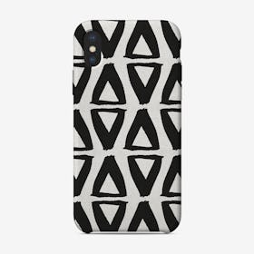 Black & White Abstract II iPhone Case