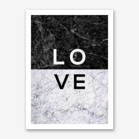 Love B&W Art Print