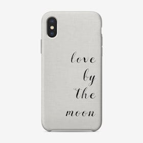 Love By The Moon iPhone Case