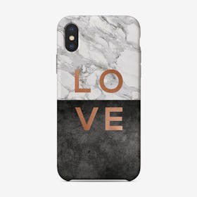 Love Copper iPhone Case