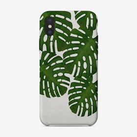 Monstera Leaf I iPhone Case