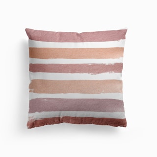 Dusty Rose Stripes Cushion
