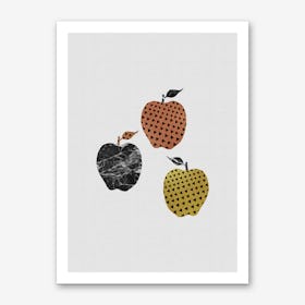 Scandi Apples Art Print