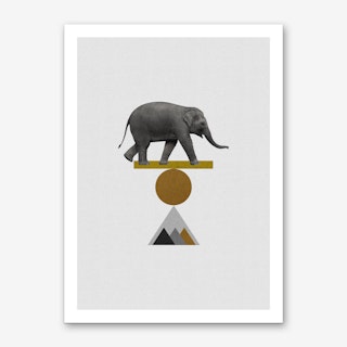 Tribal Elephant Art Print