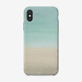 Turquoise Abstract iPhone Case