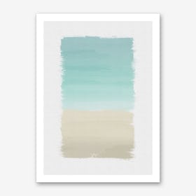 Turquoise Abstract Art Print