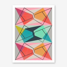 Colour Block III Art Print