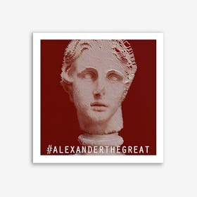 Alexander the Great Square Art Print