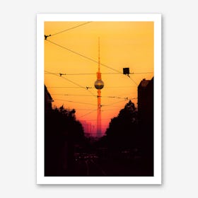 Berlin Sunset Art Print