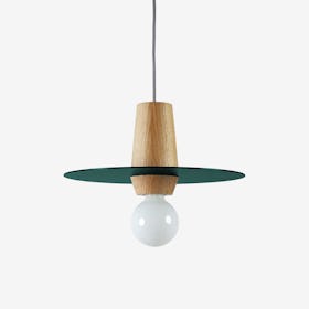 Disco 30/15P Pendant Light - Pine Green