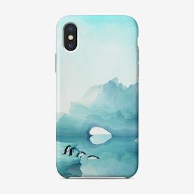 Penguins By Day iPhone Case