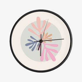 Matisse Cutout Pink Clock