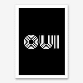 Oui Multiline Ii Art Print