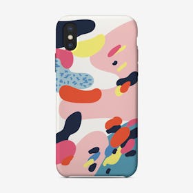 Abstract Colorful Illustration iPhone Case