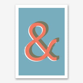 Ampersand Colour Art Print