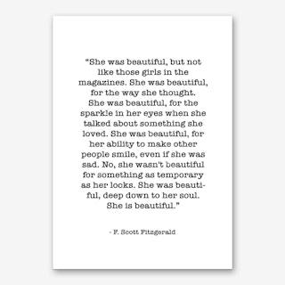 Fitzgerald Quote Art Print