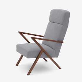 Retrostar Lounge Chair - Basic-Line in Grey