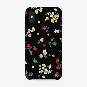 Dark Floral iPhone Case