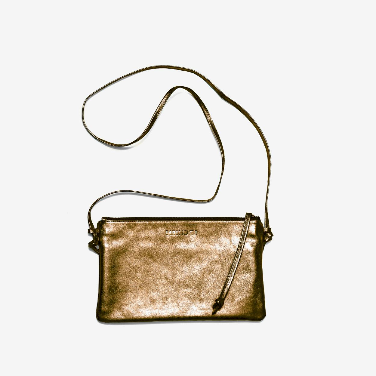 bronze cross body bag