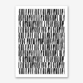 B&W Stripes Art Print