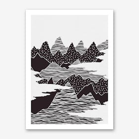 Mountain Peaks Art Print