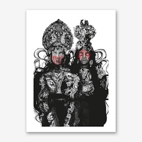Two Crowns Art Print
