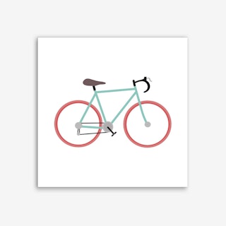 I Love Cycling Art Print