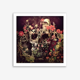 Bloom Skull Art Print