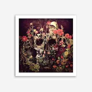 Bloom Skull Art Print