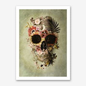 Garden Skull Art Print
