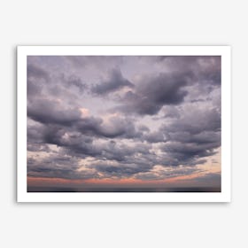 Dusk Clouds Art Print