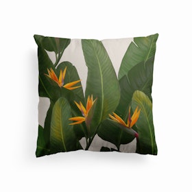 Tropical Flora Canvas Cushion