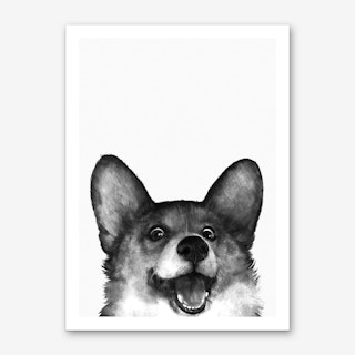 Corgi Art Print