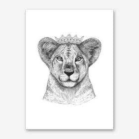 The Lion Princess Art Print