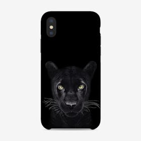 Panther on Black Phone Case