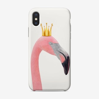 Queen Flamingo Phone Case