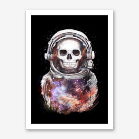 Cosmic Skull Art Print
