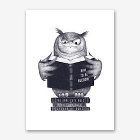 Wisdom Owl Art Print