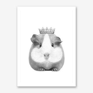 Queen Guinea Pig Art Print