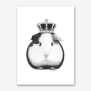 King Guinea Pig Art Print