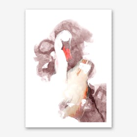Swan Art Print