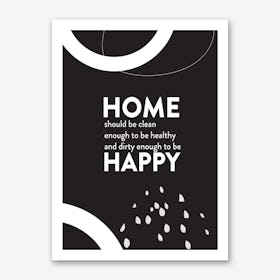 Happy Home Art Print