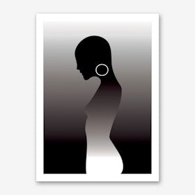 Woman of Darkness Art Print